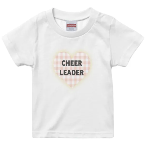 CHEERLEADER チェック KIDS(orange)